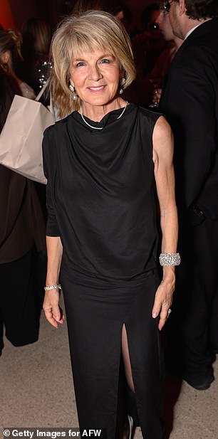 Julie Bishop attends the Michael Lo Sordo show during Australian Fashion Week