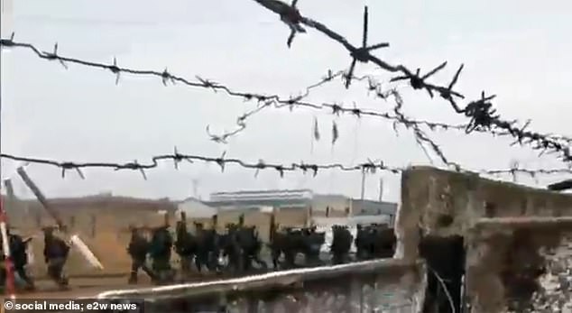 Video has surfaced purportedly showing North Korean soldiers in Russia