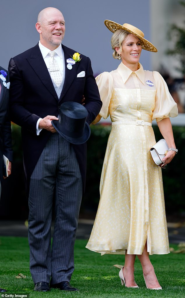 Mike and Zara Tindall appear at Royal Ascot in June this year.