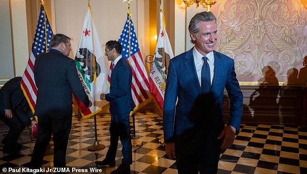 Donald Trump has claimed that California Governor Gavin Newsom 