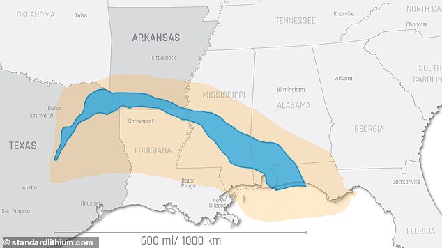 The Southwest Formation is an area rich in oil and bromine deposits dating to the Jurassic geologic period that extends from Texas to Florida.