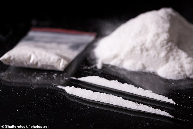 Cocaine accounted for a fifth of all drug poisoning deaths, at 1,118. This marks a 30 percent increase from the previous year. stock image