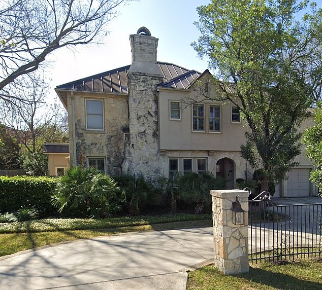 An extensive investigation has already been carried out on the family's four-bedroom, five-bathroom Olmos Park home (pictured), worth an estimated $1.5 million.