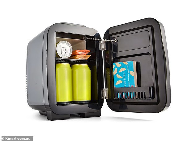 The mini refrigerator is a convenient addition to your bedroom to store cold drinks or cold water.