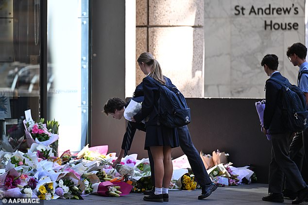 A permanent memorial of a framed wreath, made from ribbons tied around flowers left outside as a tribute to Lilie James, now hangs in the school and will occasionally be placed in the lobby.