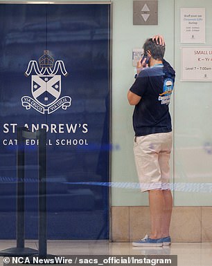 Mrs James was brutally murdered in St Andrews (above) by the school's hockey coach Paul Thijssen and the deaths will be investigated by a coroner's inquest.