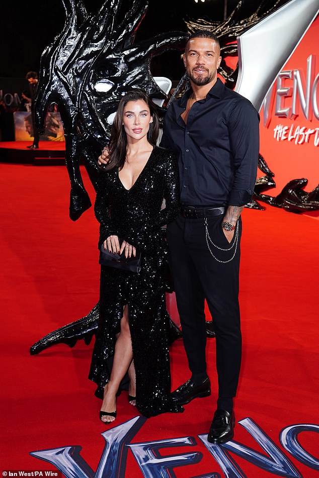 Cally Jane Beech and her partner DJ O'Neal caused a sensation on the red carpet