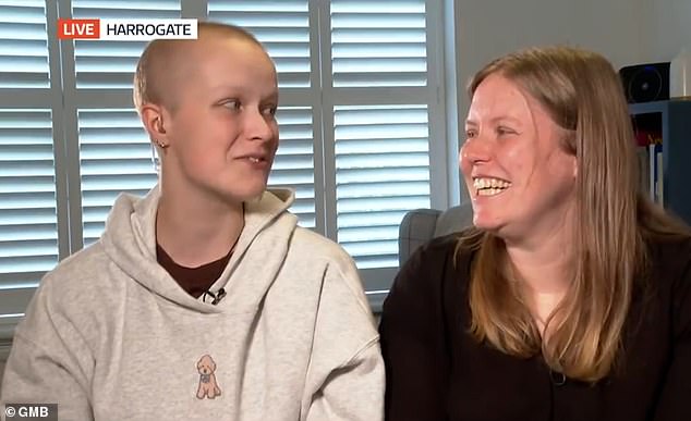 Liz (left, pictured with her mother Vicky) previously said she is still 