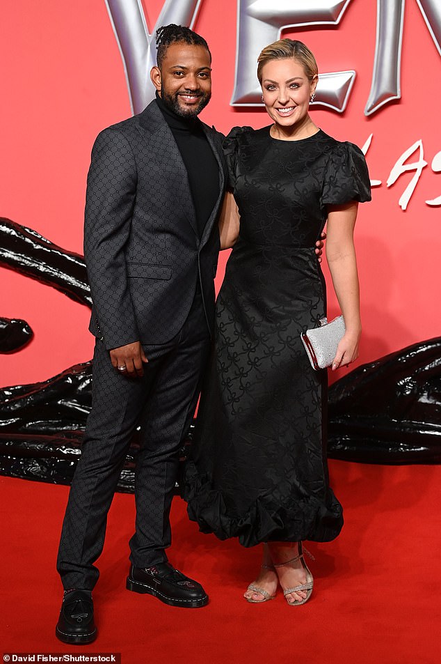 Strict star JB Gill and his professional dance partner Amy Dowden looked glamorous as they hit the red carpet.