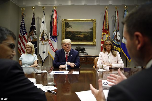 Earlier this year, Melania and I lost our mothers just weeks apart. Even as she went through her loss in the public eye, Melania did her best to be there for me. She and President Trump called me, sent me flowers, handwritten notes, and checked in with me again and again. (In the photo: with Trump in the White House in 2019).