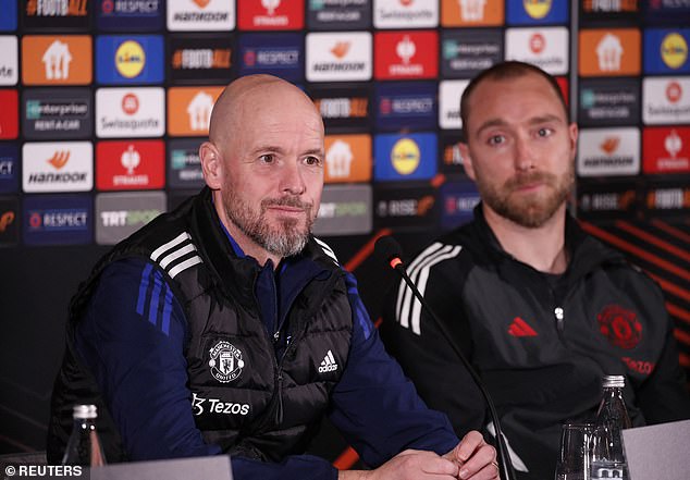 Erik ten Hag will rely on Eriksen's experience during the clash between Manchester United and Fenerbahçe