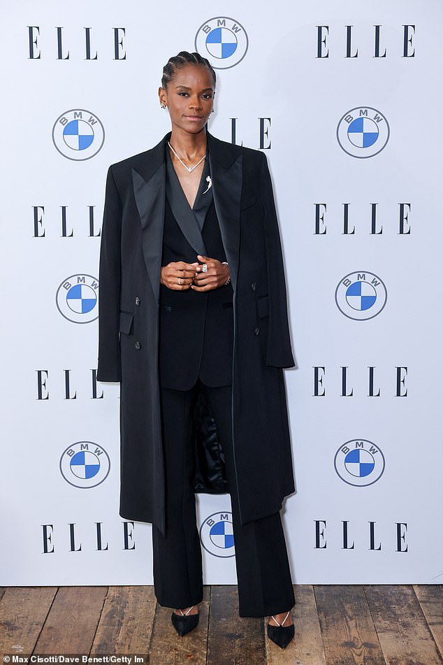 Letitia Wright attends the ELLE Style Awards, in collaboration with BMW, at Sessions Arts Club