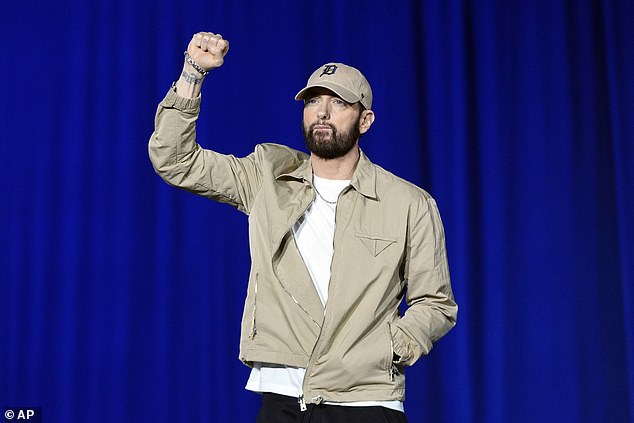 Others highlighted Eminem's previous anti-Trump statements