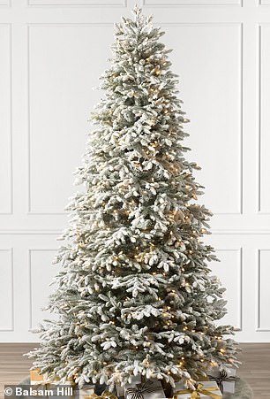 The Balsam Hill Frosted Fraser Fit Tree is priced upwards of $1,699.