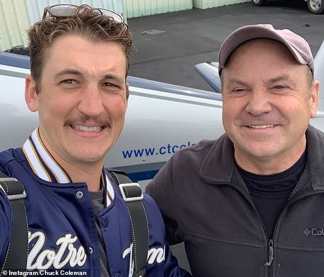 Actor Miles Teller paid tribute to flight instructor after news of his death