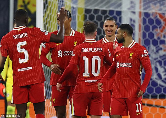 The Reds maintained their perfect start to the competition with victory over the Bundesliga leaders.