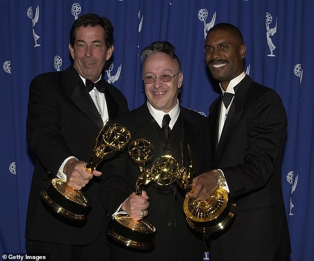 He was born in Brooklyn and began his career in the research department at ABC Television before moving to Los Angeles. He continued to work at ABC as a program executive and helped develop and co-create Welcome Back, Kotter along with Gabe Kaplan and Peter Meyerson; Pictured left to right: Christopher Morgan, Alan Sacks, Kevin Hooks on August 26, 2000 in Pasadena.