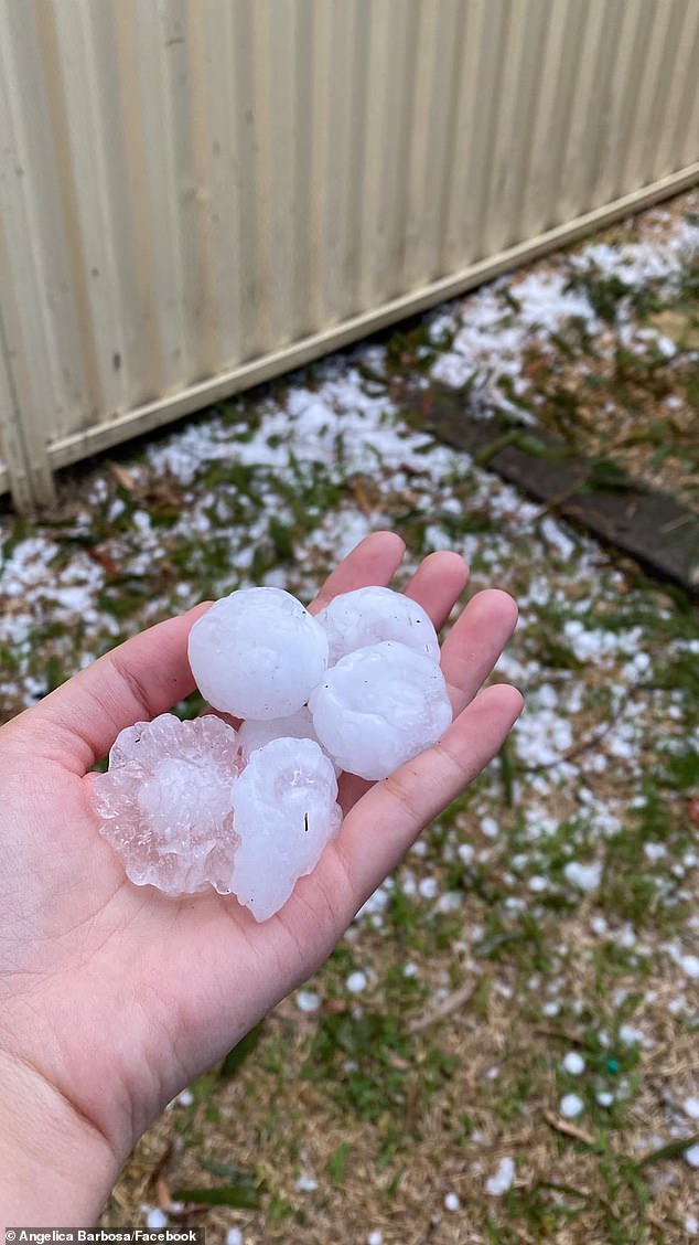 Meteorologist Miriam Bradbury said there was a risk of damaging winds and hail, including across southeast Queensland.