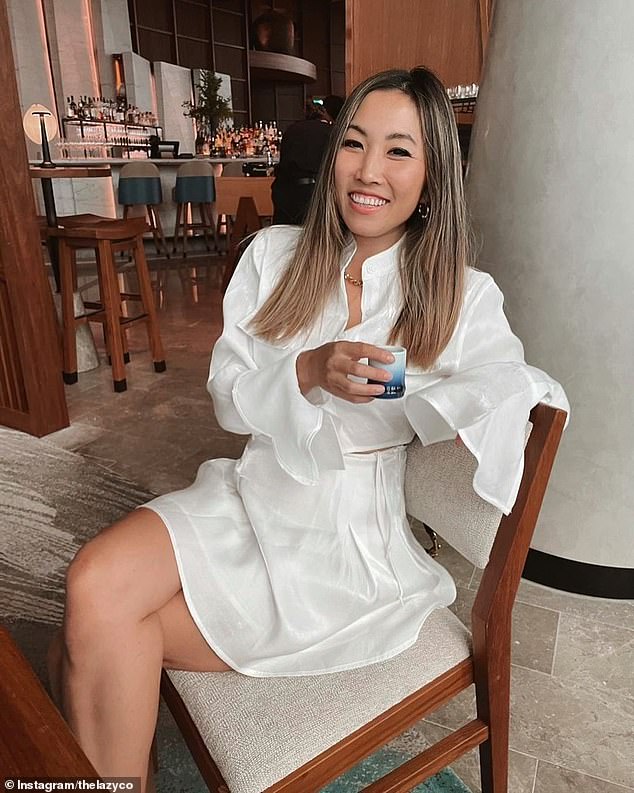 Ms Lu (pictured), who is also a panelist on Channel Ten's 'Shark Tank' series, was surprised that the applicant did not correct the email before submitting his application.