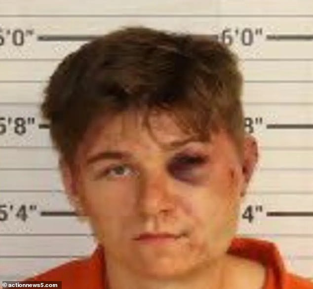 Hopper was later arrested, his mugshot showing him with a black eye and a swollen face, and he has been charged with first-degree murder in Shelby County.