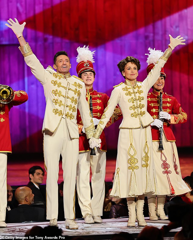 Speculation about the couple's relationship began in Broadway circles while Foster was starring in The Music Man with Jackman; They are seen performing in 2022 at the Tony Awards