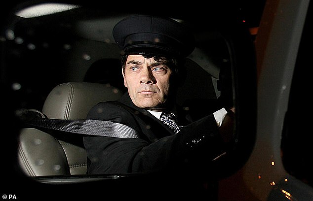 File photo dated 25/3/2006 of Gerry Hutch pictured in the rear view mirror of his limousine