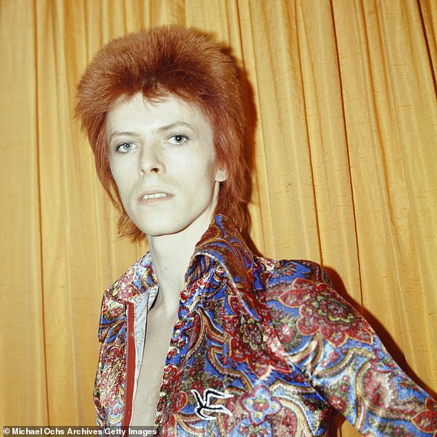 The Life on Mars singer was known for his bold style both on and off stage, with Ziggy Stardust being his most recognizable look (David pictured in 1973).