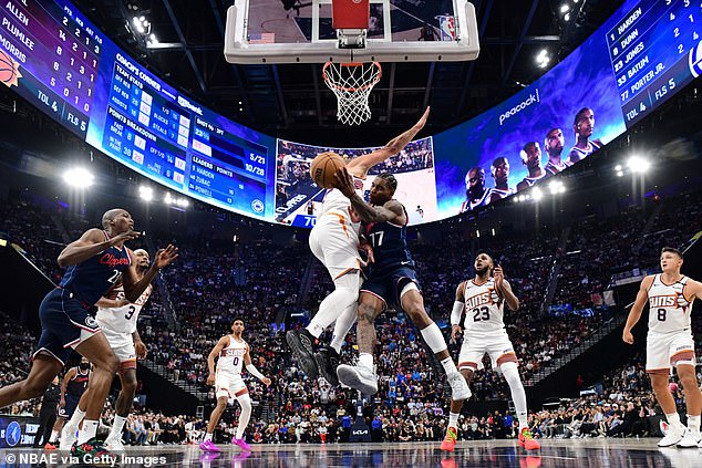 The Suns cruised to a 116-113 victory in the regular season debut of the new Intuit Dome.