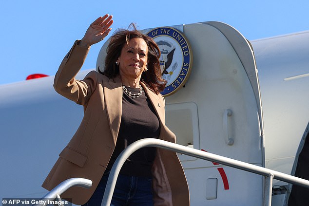 Vice President Kamala Harris headed to Atlanta for a rally with former President Obama on October 24, 2024.