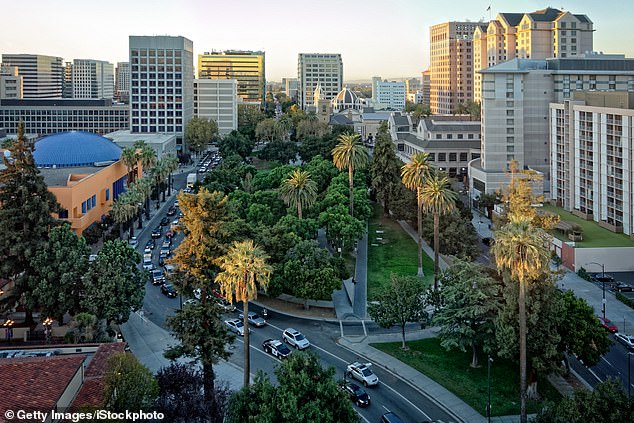 San Jose, California (pictured) has about 41 percent of the population in the highest income group.