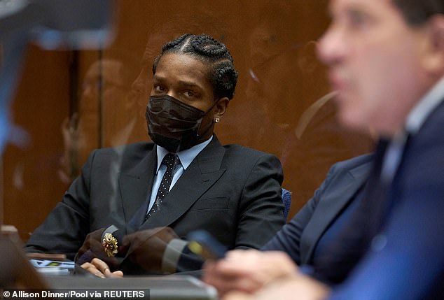 On January 8, A$AP (left, pictured on November 20) pleaded not guilty to two counts of assault with a semi-automatic firearm stemming from a 2021 shooting of his longtime friend A$AP Relli.