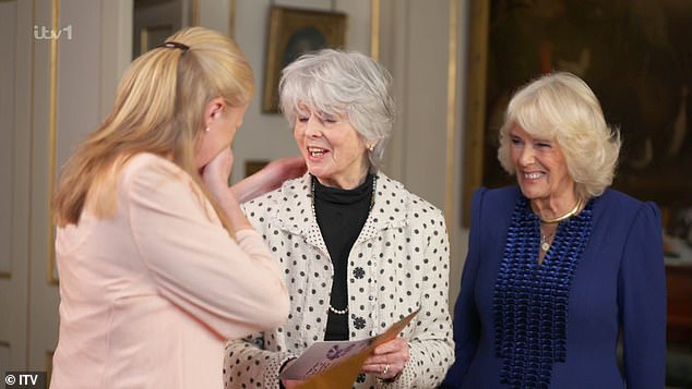 The duo, who were appointed CBE in the New Year Honors List, collected their Pride of Britain Special Recognition Award during the official ceremony which was televised on ITV1 this evening.