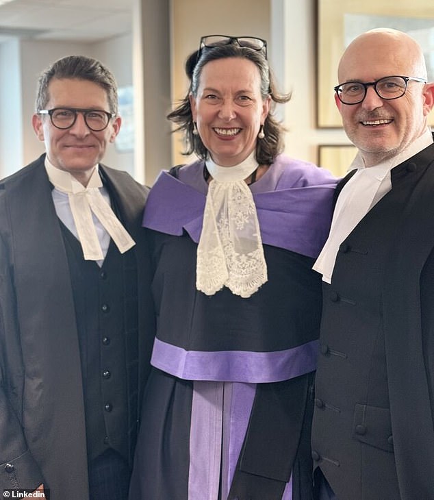 Judge Wass (pictured centre) was sworn in as a judge of the District Court of New South Wales in April 2016.