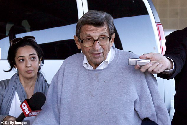 Joe Paterno expelled from Penn State for his inappropriate handling of claims against Sandusky