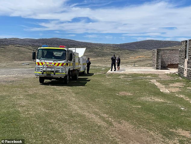 Michelle and Ian Brown posted photos of the search in Kosciuszko National Park (above) for their friend and wild horse conservation colleague and personally toured the area alongside police and NPWS officers.