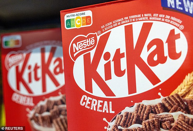 Nestlé makes KitKat cereal, although the chocolate bars of the same name are made by rival Hershey's under a long-standing licensing agreement. Cereal boxes have been affected by price increases