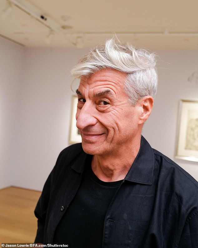 Artist Maurizio Cattelan, creator of the Comedian, is pictured this month.