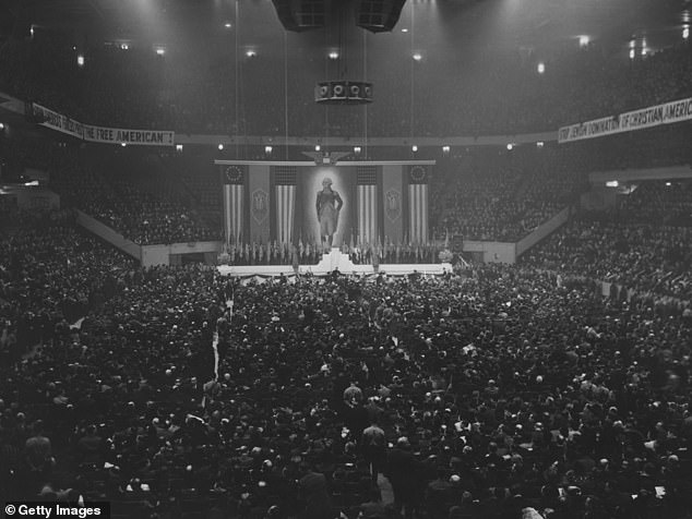 About 20,000 people attended a pro-Nazi rally at Madison Square Garden in 1939, just over six months before the start of World War II.