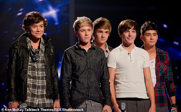 The singer, 47, was instrumental in the creation of One Direction when she appeared as a judge on the X Factor in 2010 (pictured).