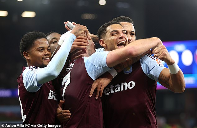 Aston Villa moved to the top of the Champions League standings after achieving a third consecutive victory