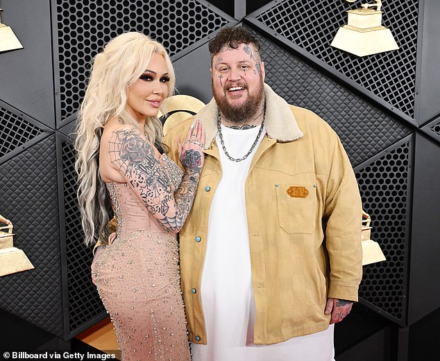 Revealing the heartbreaking incident on the Oct. 21 episode of her Dumb Blonde podcast, Bunnie (pictured with Jelly Roll in February) also played calls from Wilson in which she openly admitted to sharing her number.