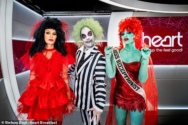 The team transformed to commemorate the annual celebration and their outfits did not disappoint (LR Amanda, JK and Ashley)