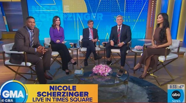 The singer appeared on Good Morning American in New York on Friday.