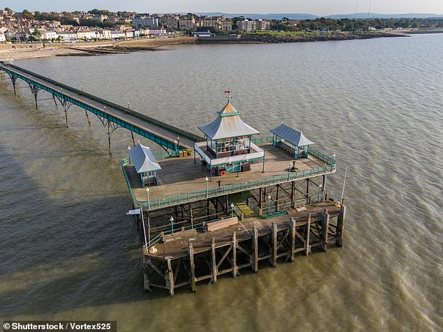 End of the pier show: Clevedon is home to a Grade I listed pier (seen here)