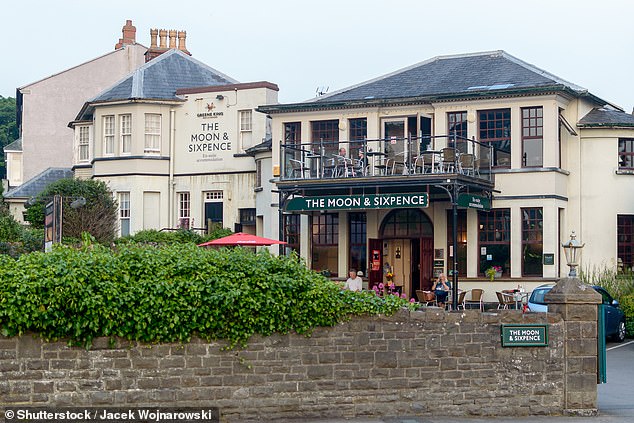 Tamara is staying at The Moon And Sixpence (pictured), a beachfront hotel near the pier with five rooms