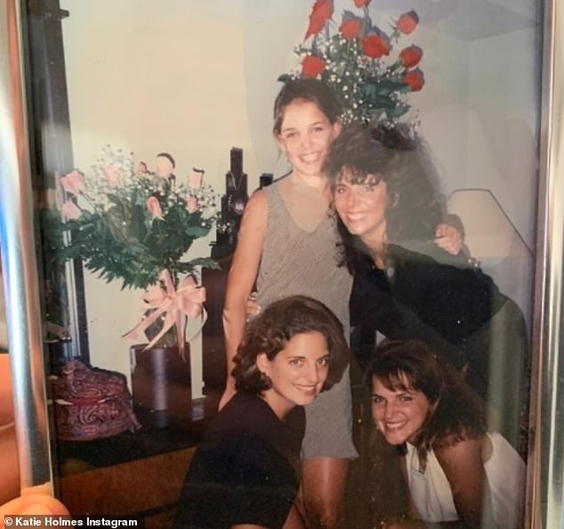 In 2021, Holmes posted this photo of her and her sisters.