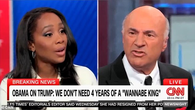 CNN anchor Abby Phillip and Shark Tank star Kevin O'Leary got into a heated debate over the topic.