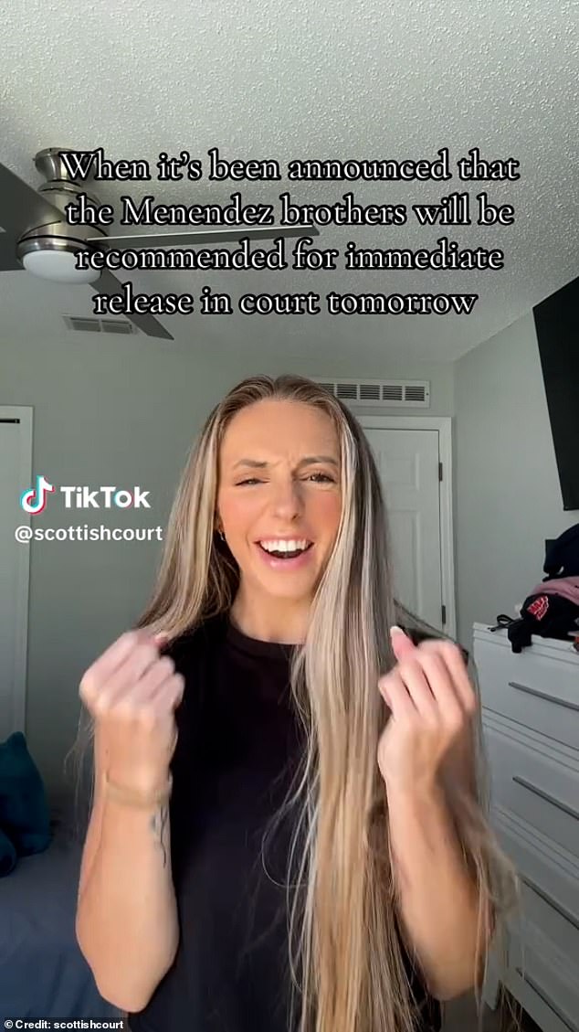 This TikTokker was seen lip-syncing a quote from the hit Netflix show covering the case, Monsters.