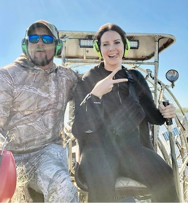 Del Rey and Dufrene tied the knot in an intimate waterside ceremony in Des Allemands, Louisiana, just a month after going public with their romance and five years after meeting each other.