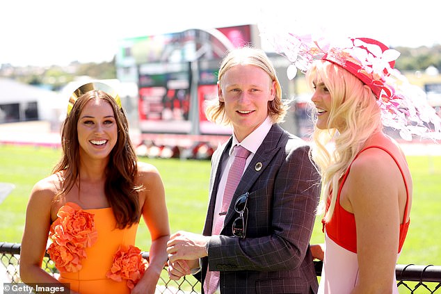 Brianna Throssell also pulled out all the stops as she was seen having the time of her life with Shayna and AFL star Oliver Dempsey at Moonee Valley Racecourse for the spectacular